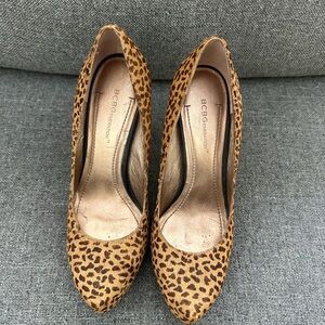 BCBG Women's Leopard Heels